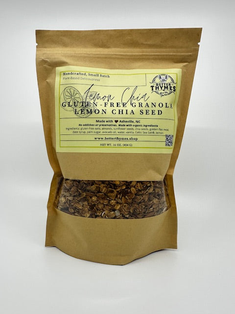 Lemon Chia Gluten Free Granola