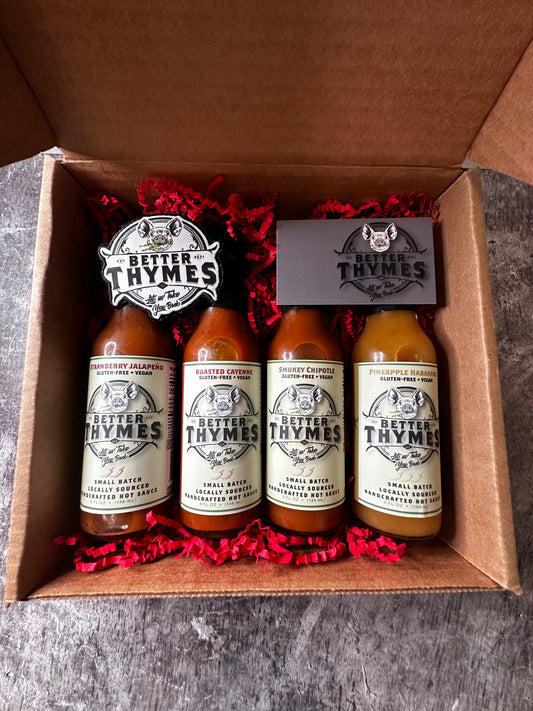 4 Pack Hot Sauce Gift Set